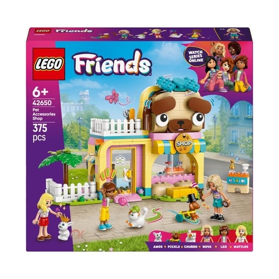 Zestaw LEGO Friends Sklep z akcesoriami dla zwierząt 42650 z figurkami i akcesoriami