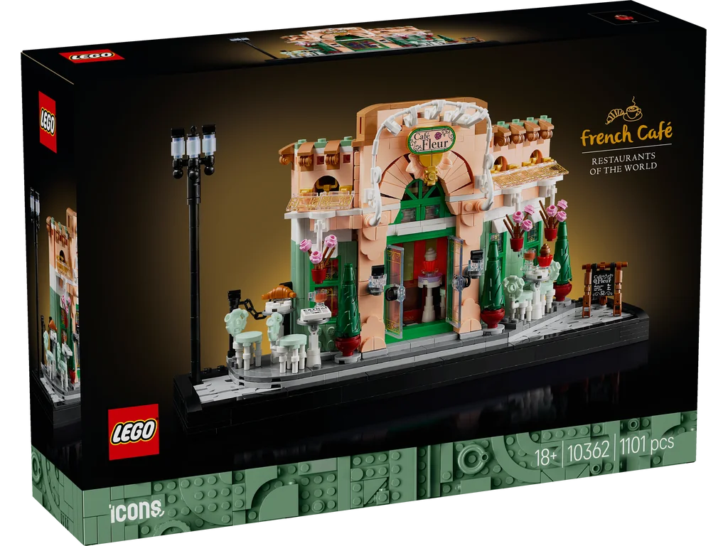 LEGO Icons Francuska kawiarenka 10362 – detaliczny model klasycznego bistro od LEGO®