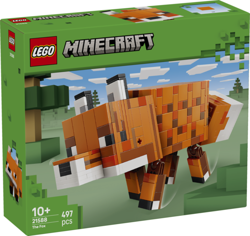 LEGO Minecraft Lis 21588 duży ruchomy model lisa od LEGO®
