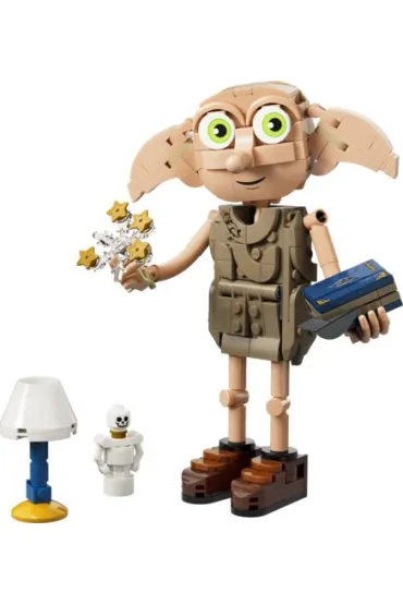 Alternatywny model Stworek z zestawu LEGO Harry Potter Wolny Skrzat Zgredek 76469 z ruchomymi elementami