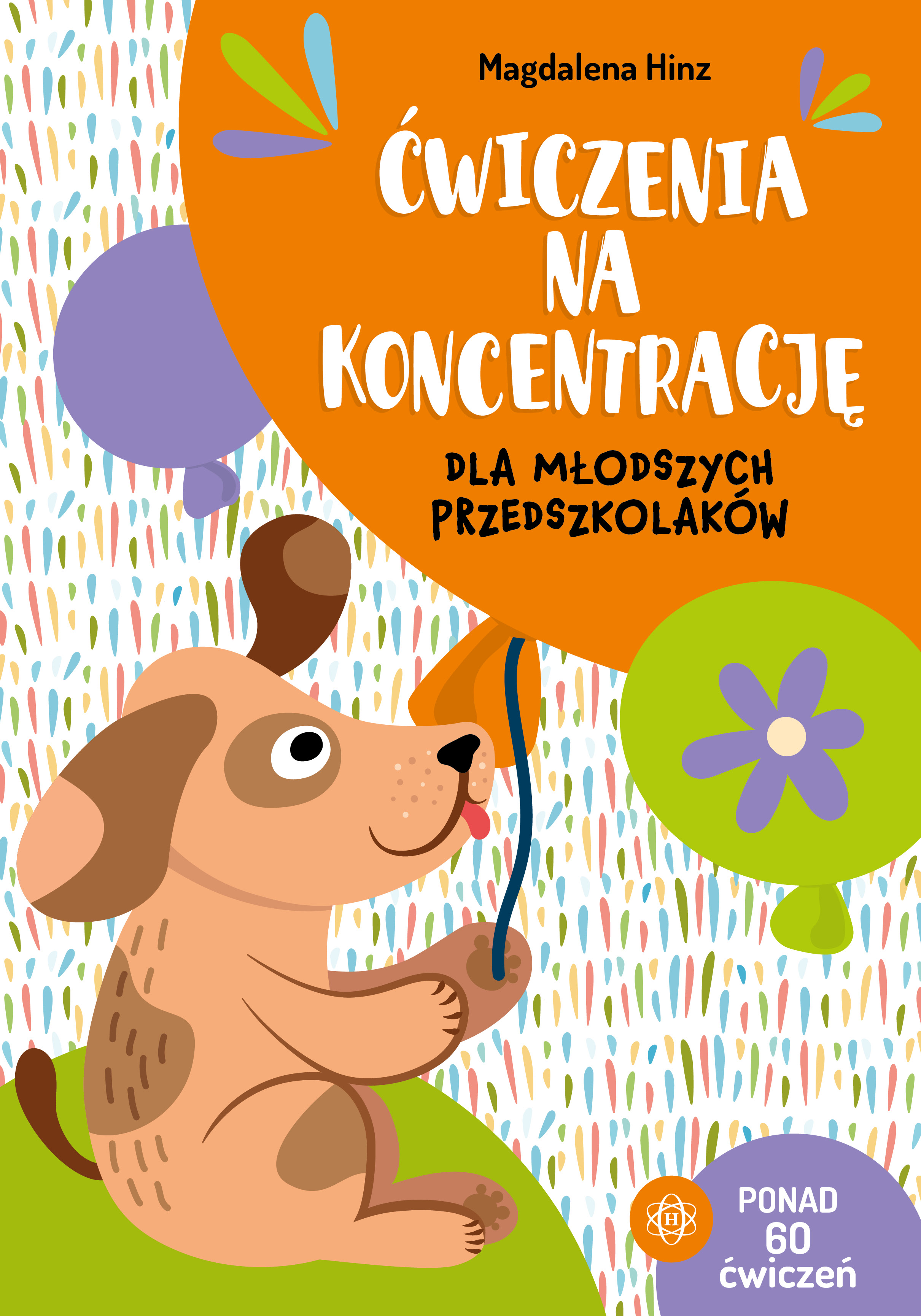 Ćwiczenia na koncentrację dla młodszych przedszkolaków HARMONIA - okładka książki edukacyjnej