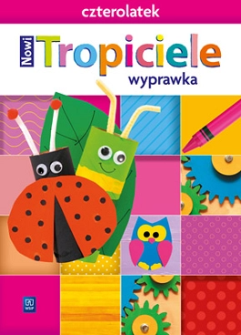 Zestaw edukacyjny Nowi Tropiciele Czterolatek Wyprawka 40 kart WSIP PODRĘCZNIKI