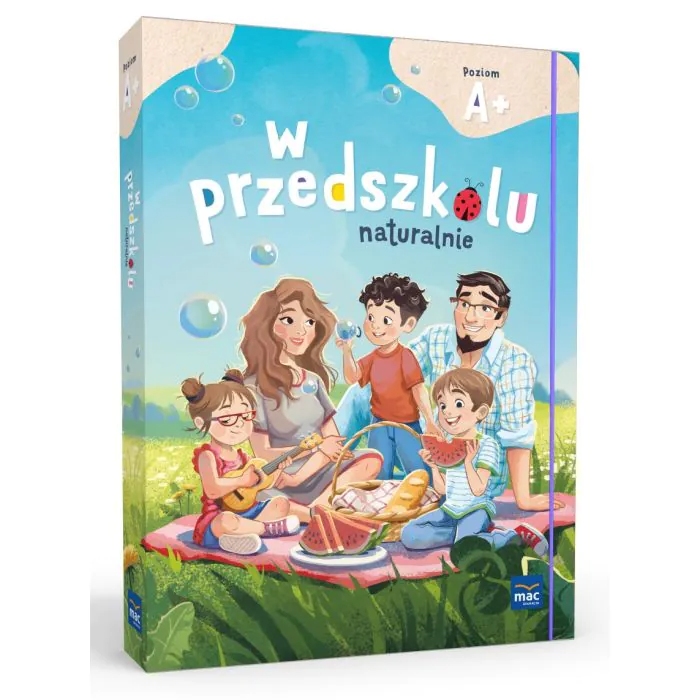 Pakiet edukacyjny W przedszkolu naturalnie Poziom A+ Czterolatek MAC PODRĘCZNIKI