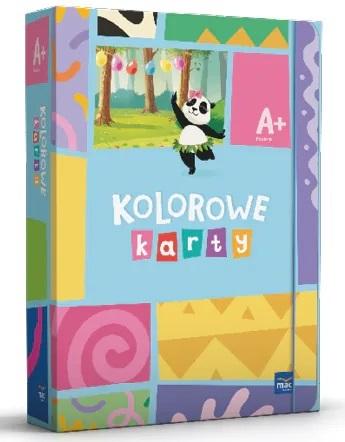 Pakiet Kolorowe karty Poziom A+ dla 4 latków wydawnictwa MAC PODRĘCZNIKI, format 300x210 mm
