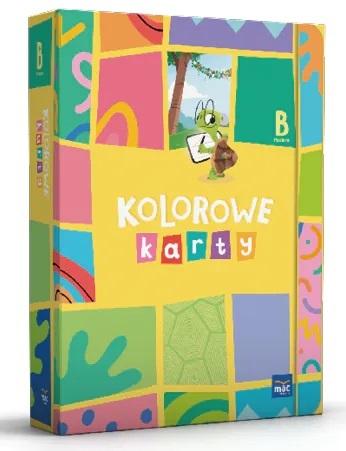 Pakiet Kolorowe karty Poziom B dla 5-latków MAC PODRĘCZNIKI format 300x210 mm