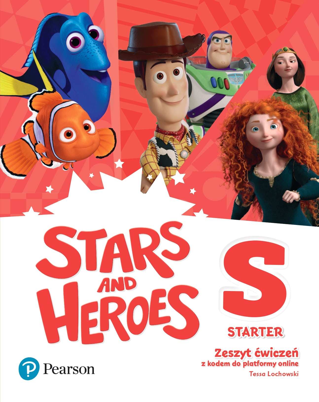 Zeszyt ćwiczeń Stars and Heroes Starter PEARSON z ilustracją na okładce
