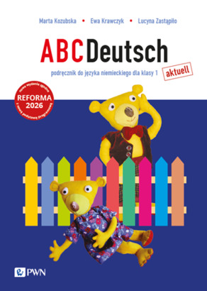 Podręcznik ABCDeutsch AKTUELL do nauki języka niemieckiego PWN SZKOLNY o wymiarach 285x205x1 mm