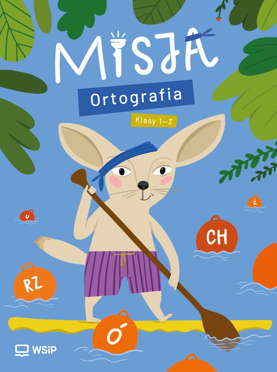 Zeszyt ćwiczeń Misja Ortografia WSIP DOTACJA dla klas 1-3 z kodami QR i rymowankami
