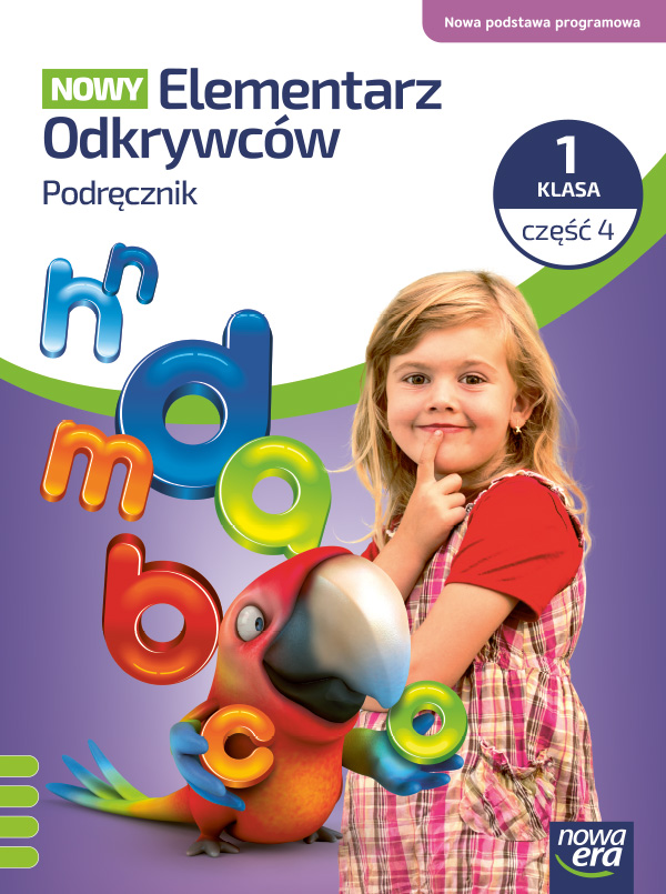Podręcznik NOWY Elementarz Odkrywców klasa 1 część 4 Nowa Era, widok okładki
