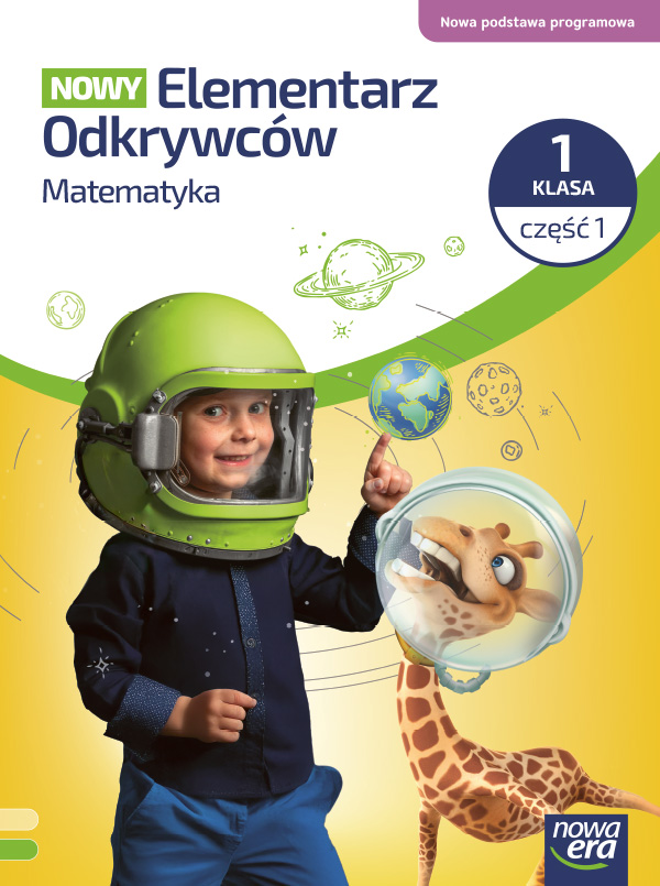 Podręcznik matematyka klasa 1 część 1 Nowa Era, format 275x205x1 mm