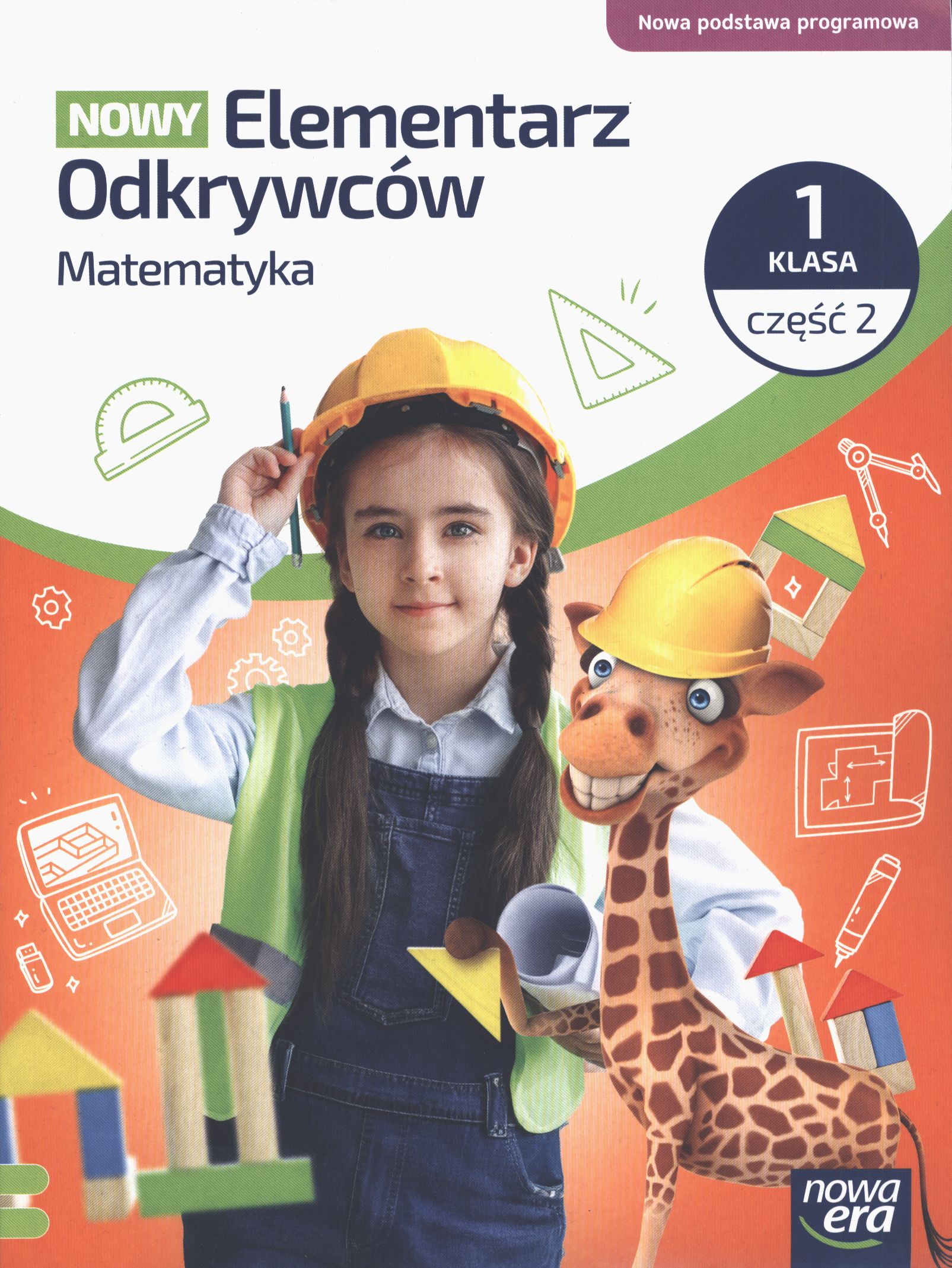 Podręcznik matematyka klasa 1 część 2 Nowa Era - okładka książki edukacyjnej