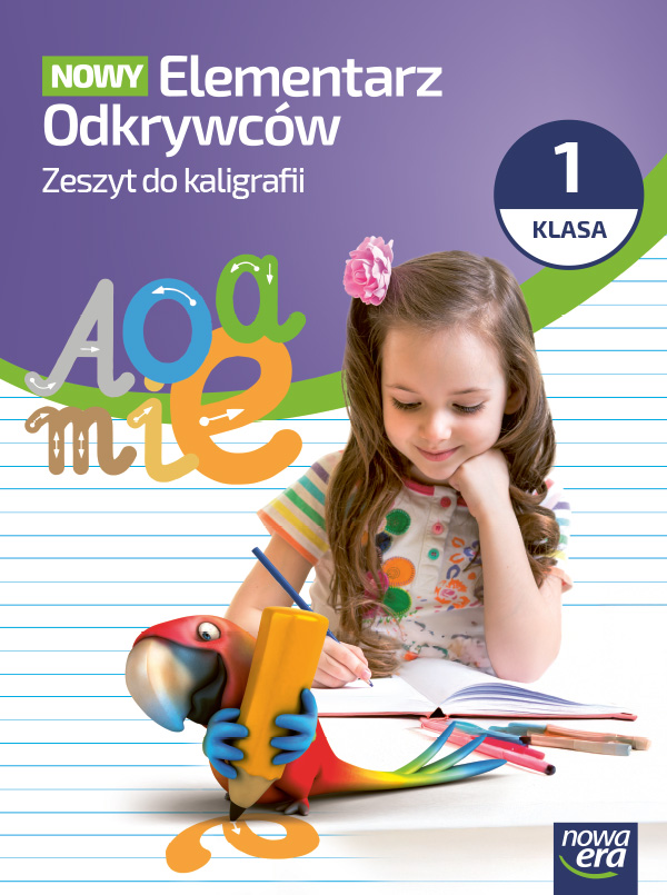 NOWY Elementarz Odkrywców Zeszyt ćwiczeń do kaligrafii klasa 1 - okładka