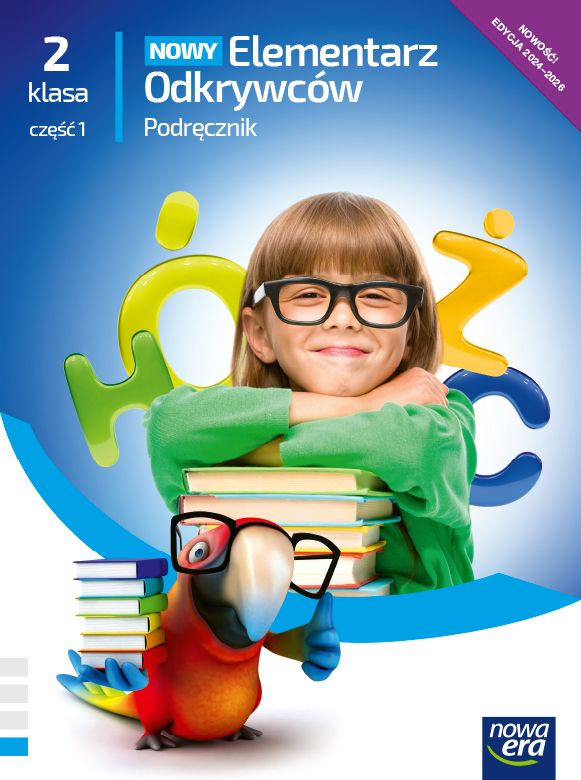 Elementarz odkrywców NEON klasa 2 część 1 - podręcznik edukacyjny Nowa Era format 275x205x1 mm