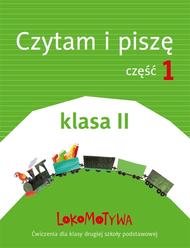 Podręcznik Lokomotywa 2 czytam i piszę część 1 GDAŃSKIE WYDAWNICTWO OŚWIATOWE, widok okładki
