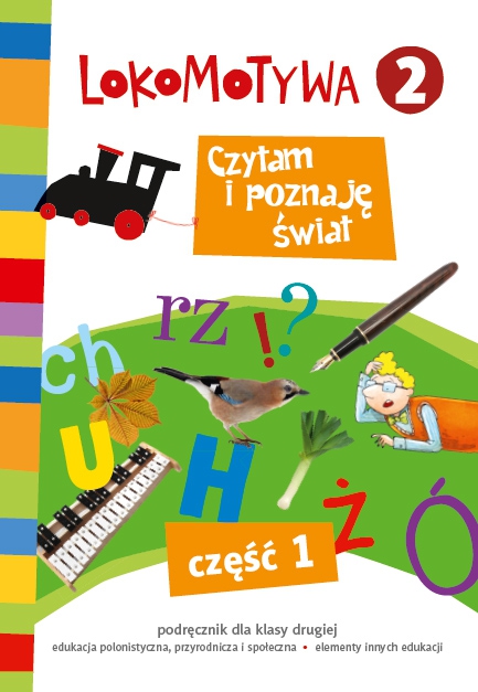Podręcznik Lokomotywa 2 czytam i poznaję świat część 1 wydawnictwa GDAŃSKIE WYDAWNICTWO OŚWIATOWE