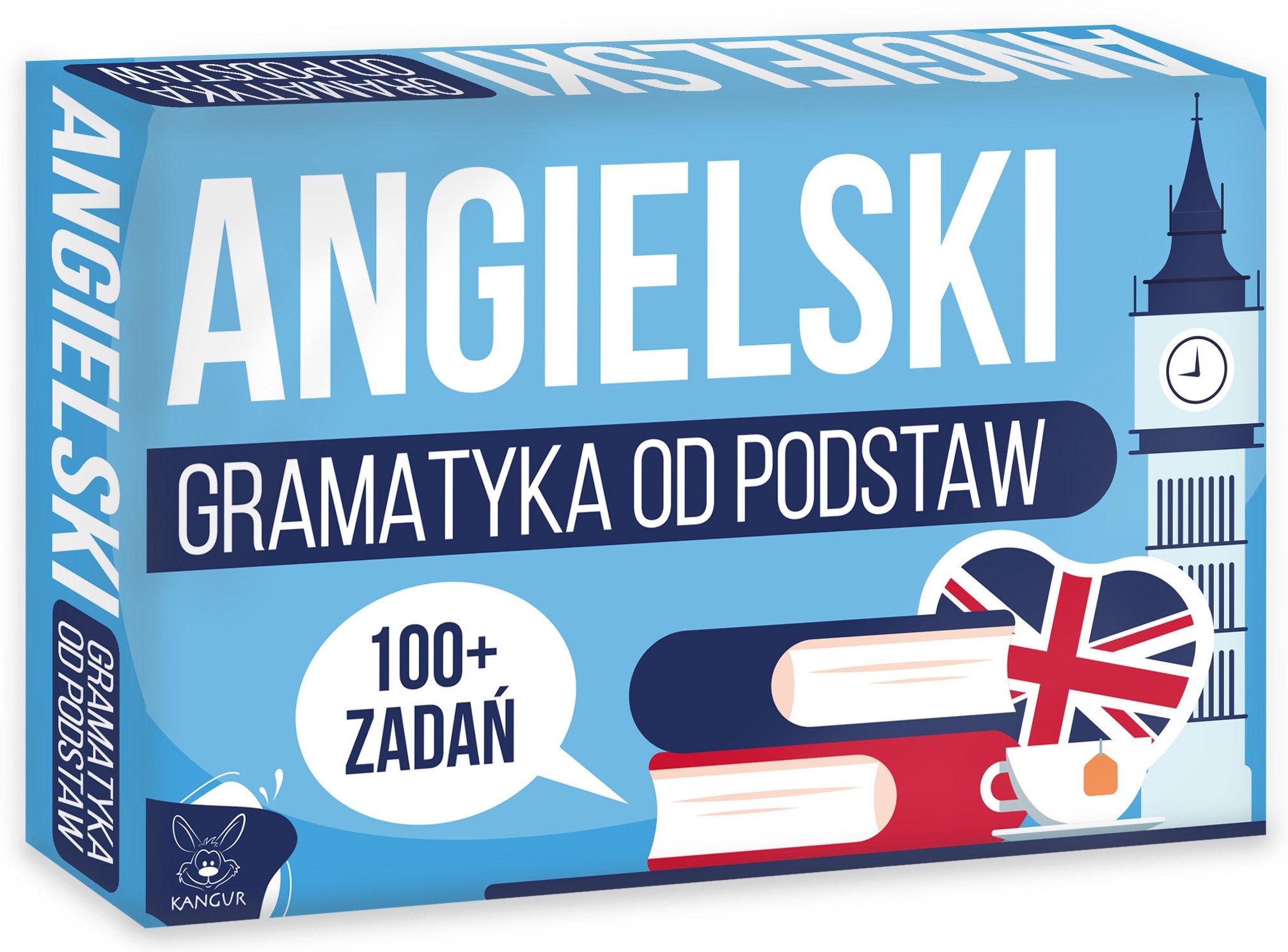 Gra edukacyjna Angielski – Gramatyka od podstaw KANGUR, format 115x175 mm