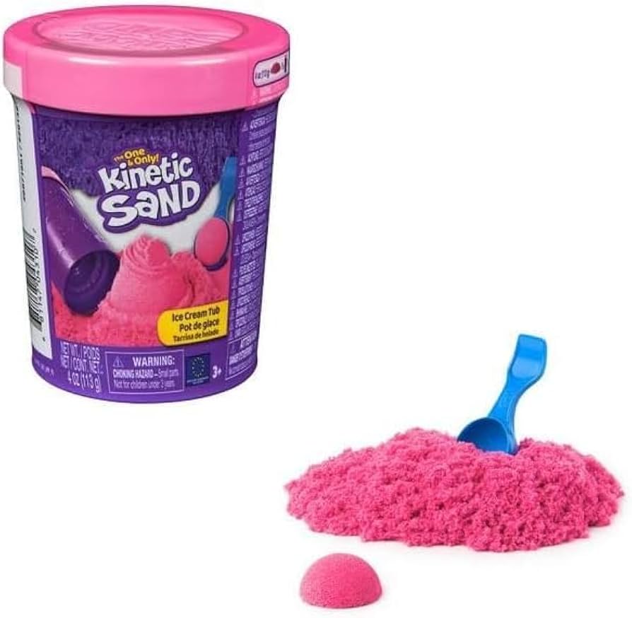 Piasek kinetyczny Kinetic Sand Lodowa Tuba Spin Master w tubie 90x70 mm