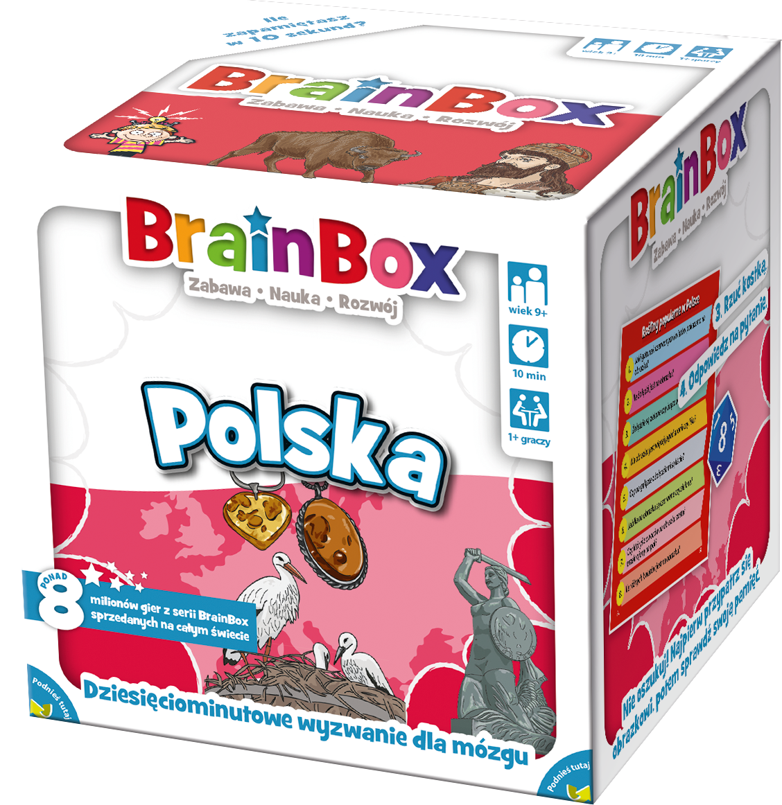 BrainBox Polska – zestaw kart i akcesoriów do gry edukacyjnej REBEL