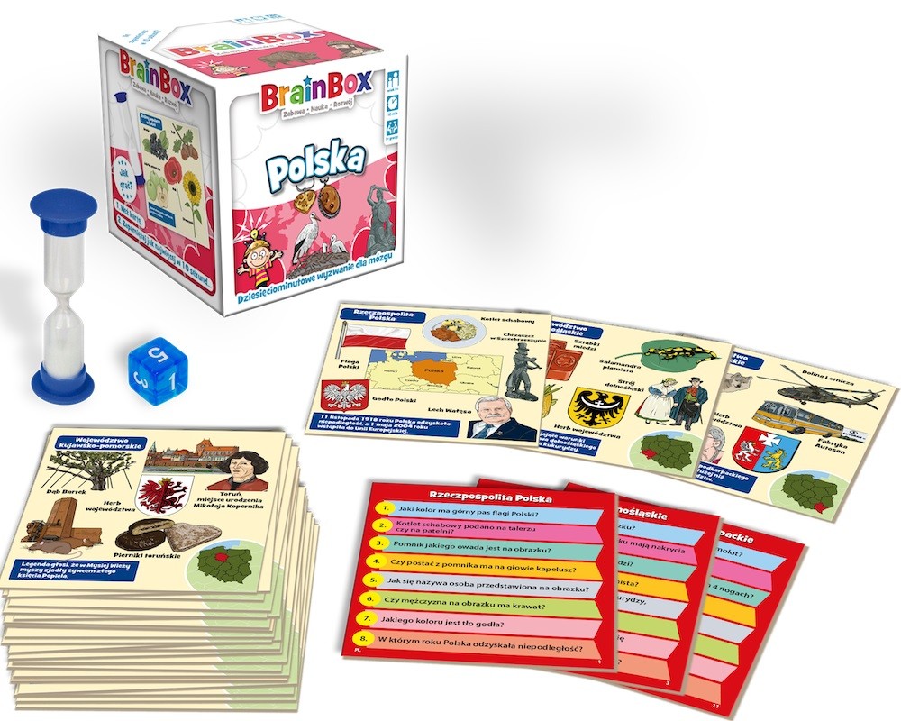 BrainBox Polska – gra edukacyjna REBEL z 55 kartami 120x120 mm