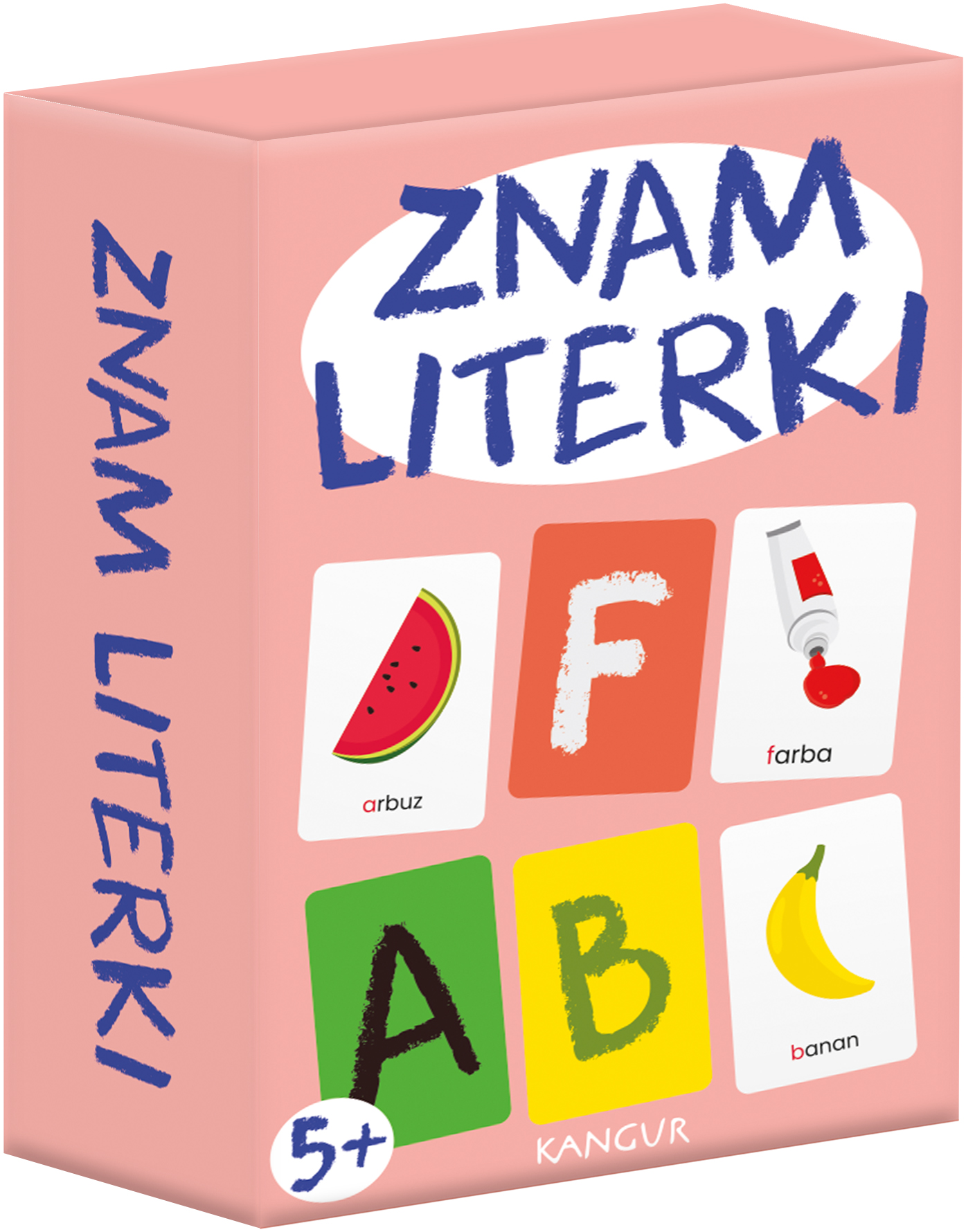 Znam Literki Mini karty z literami i obrazkami do nauki pisowni
