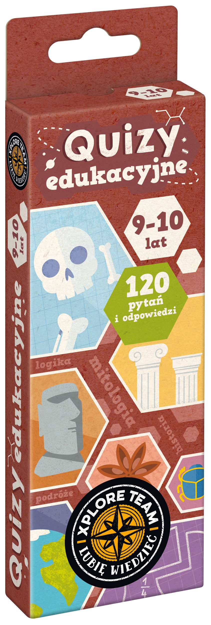 Xplore Team Quizy edukacyjne 9–10 lat Bright Junior Media książeczka z pytaniami i zagadkami