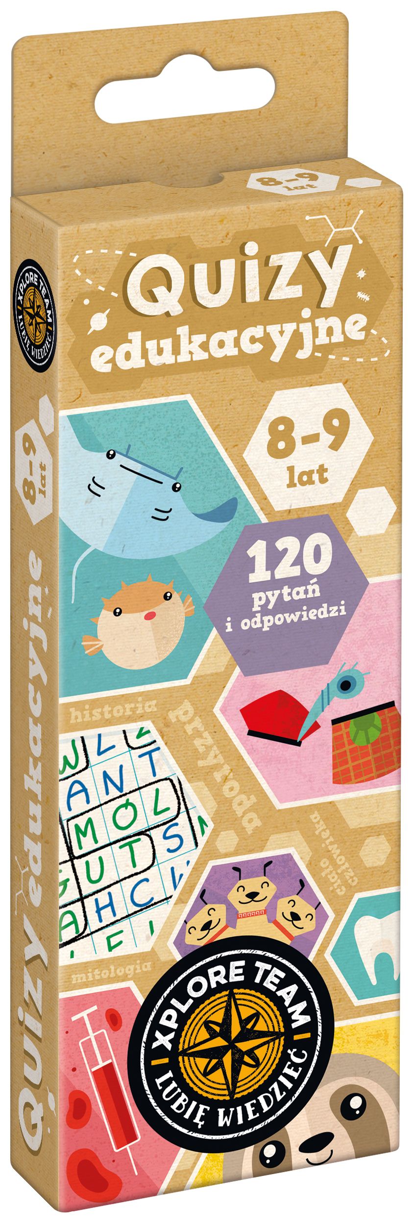 Quizy edukacyjne Xplore Team dla dzieci 8–9 lat Bright Junior Media