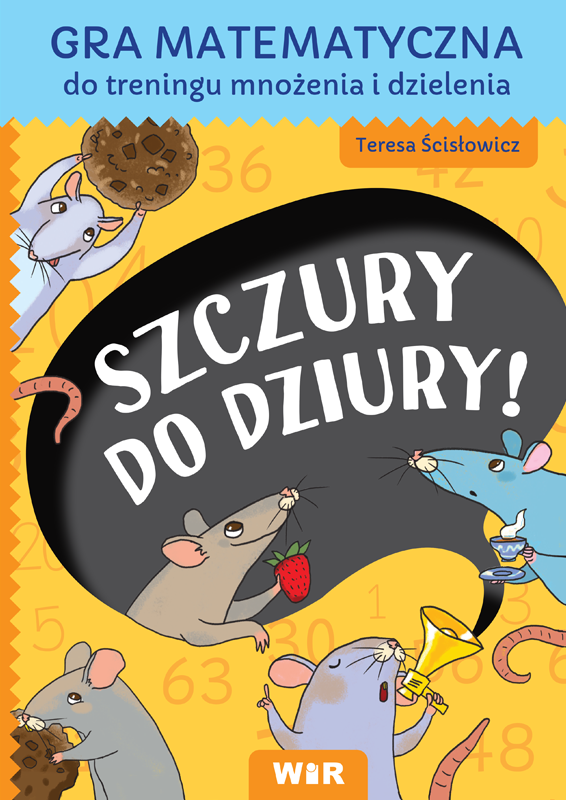 Gra matematyczna Szczury do dziury! – plansza i elementy od Wir (T)