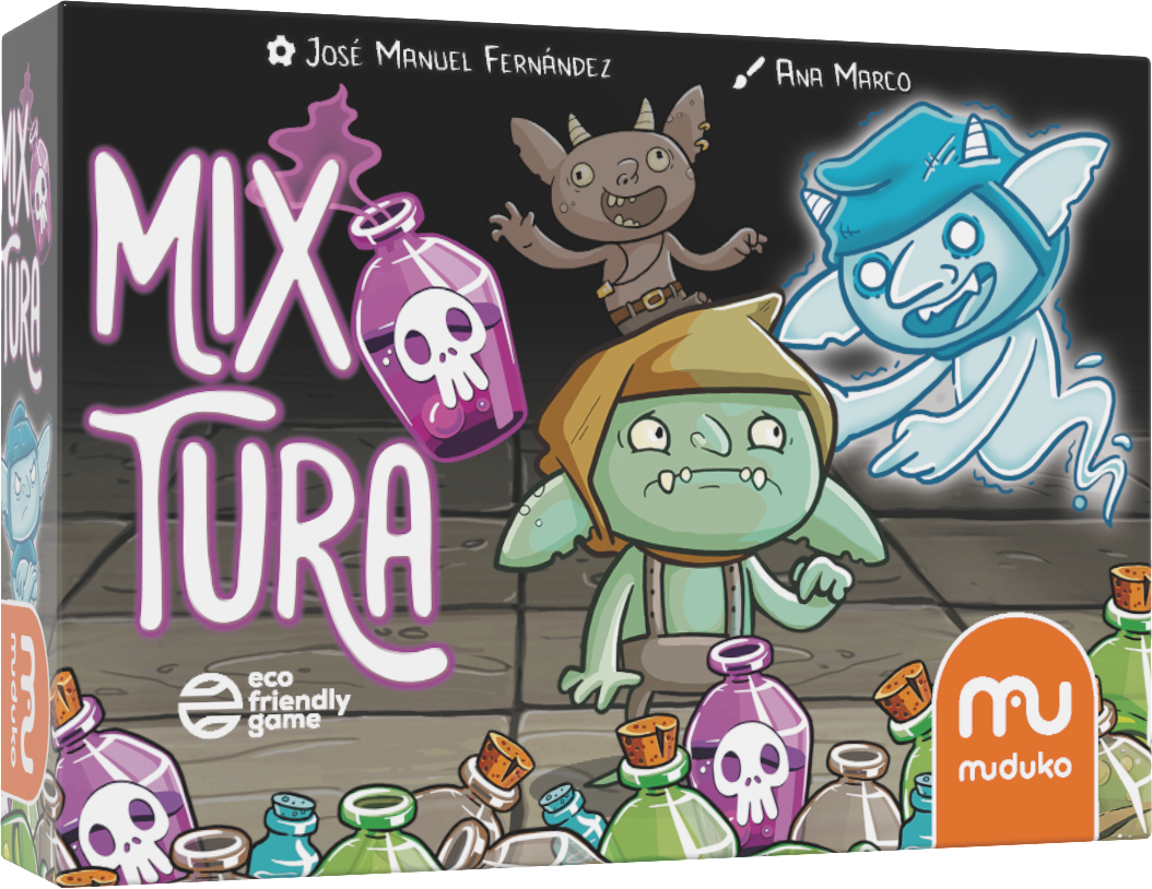 Mix Tura gra karciana Muduko PAP z goblinami i miksturami w pudełku