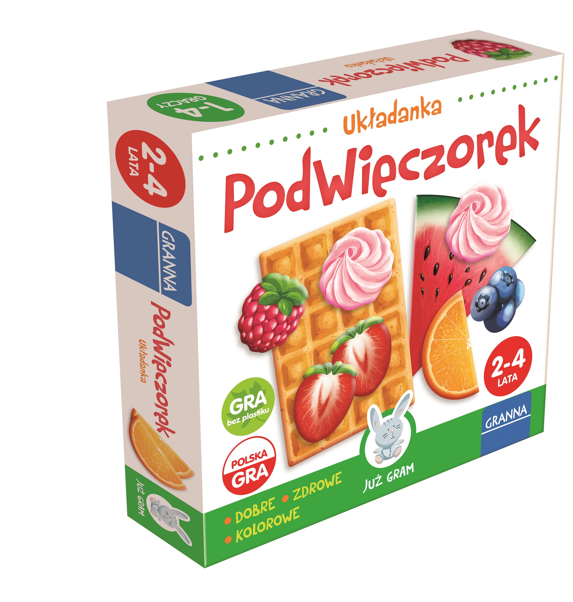 Kreatywna układanka edukacyjna Granna Podwieczorek z elementami deserów