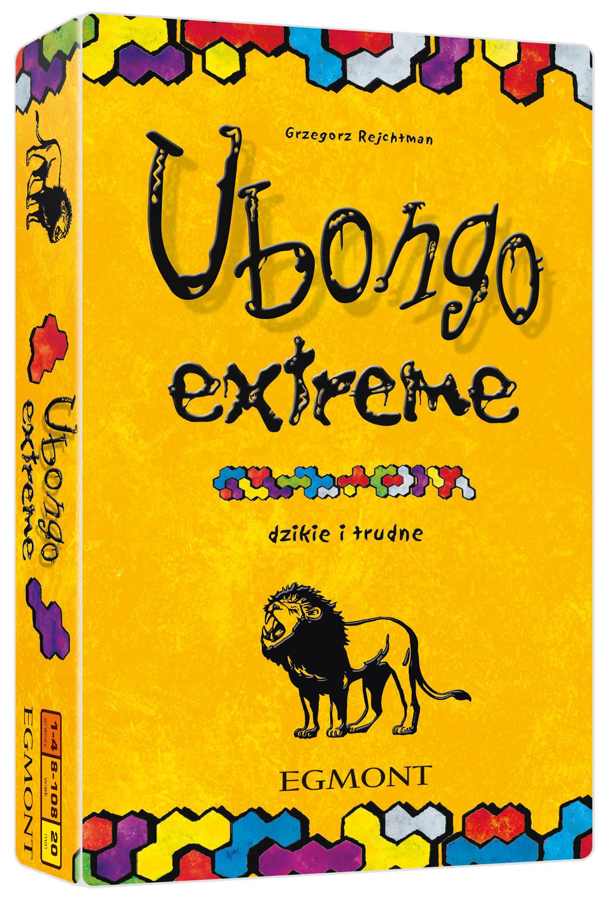 Ubongo Extreme gra logiczna Egmont PAP – podróżna układanka z 64 łamigłówkami