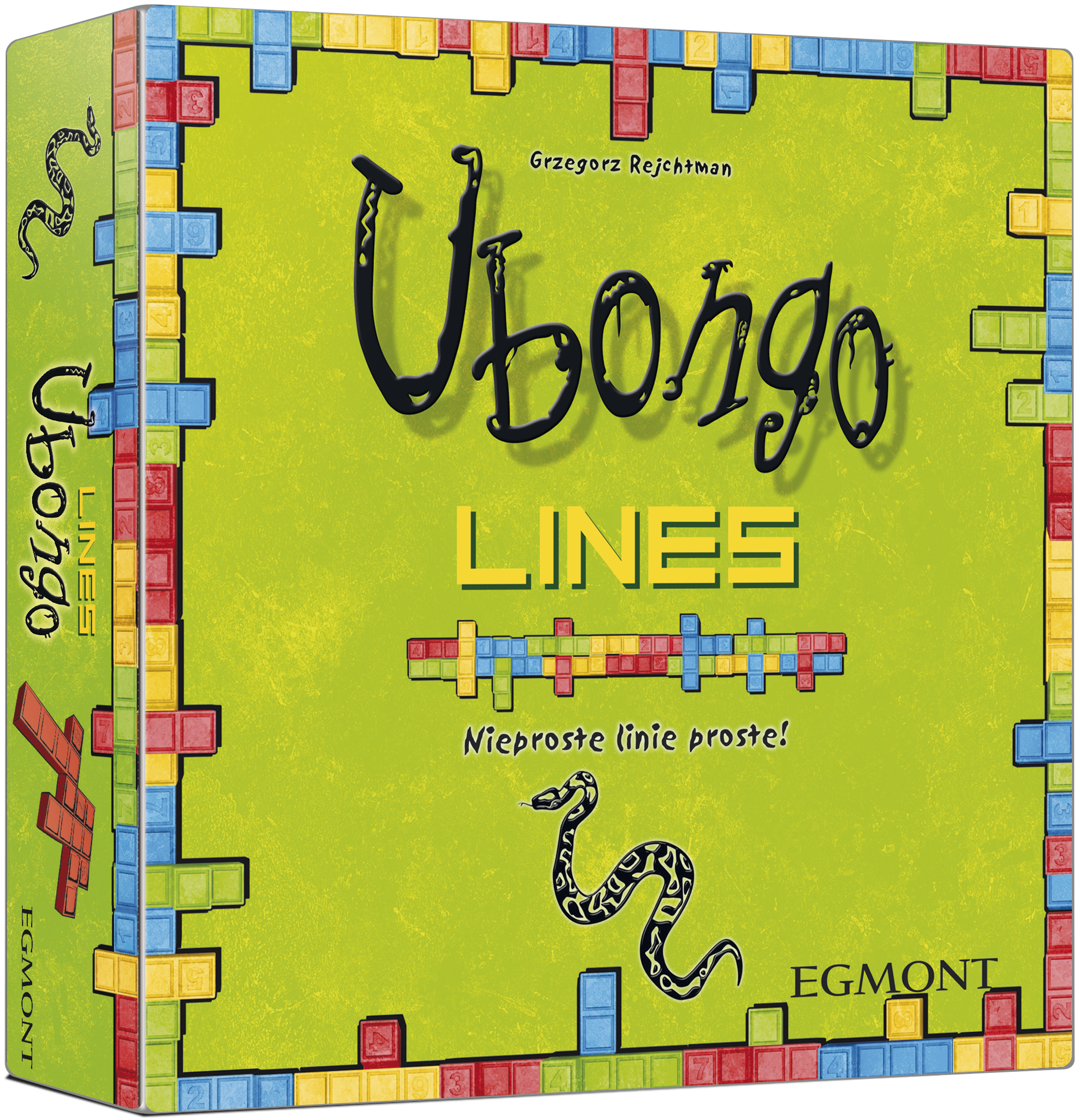 Ubongo Lines – logiczna gra przestrzenna z klockami 3D Egmont PAP