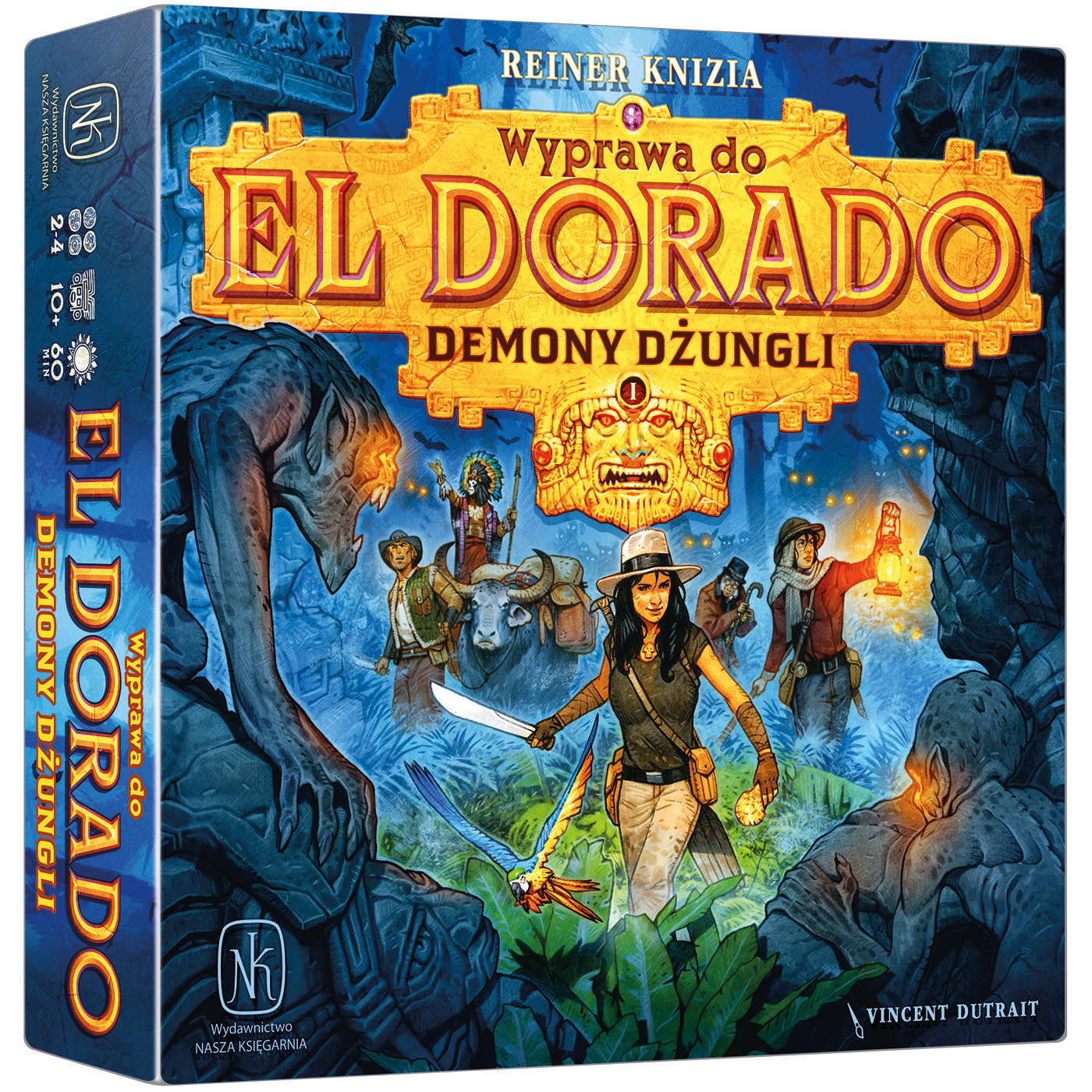 Dodatek do gry Wyprawa do El Dorado - Demony Dżungli z 10 kartami NASZA KSIĘGARNIA