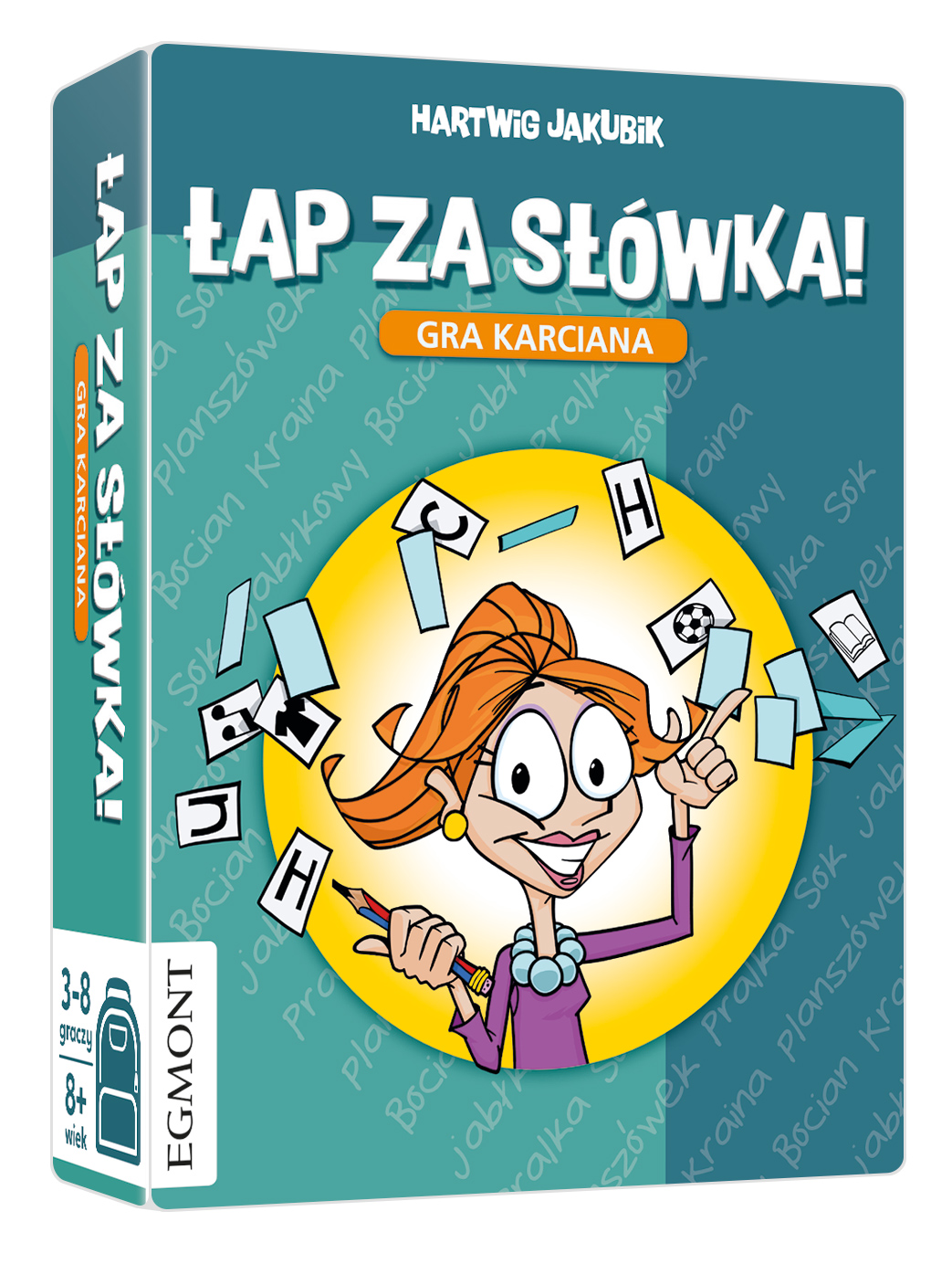 Zestaw kart Łap za słówka z instrukcją do gry słownej Egmont PAP