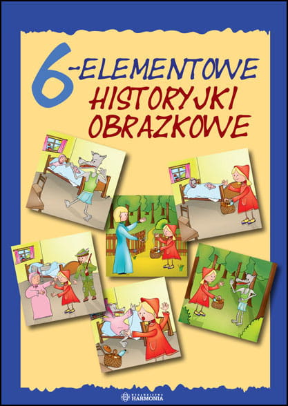 6-elementowe historyjki obrazkowe 21 układanek Harmonia podręczniki edukacja dzieci najmłodszych