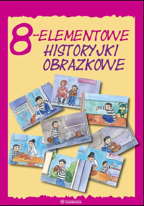 8-elementowe historyjki obrazkowe Harmonia podręczniki - edukacyjne układanki do nauki myślenia przyczynowo-skutkowego
