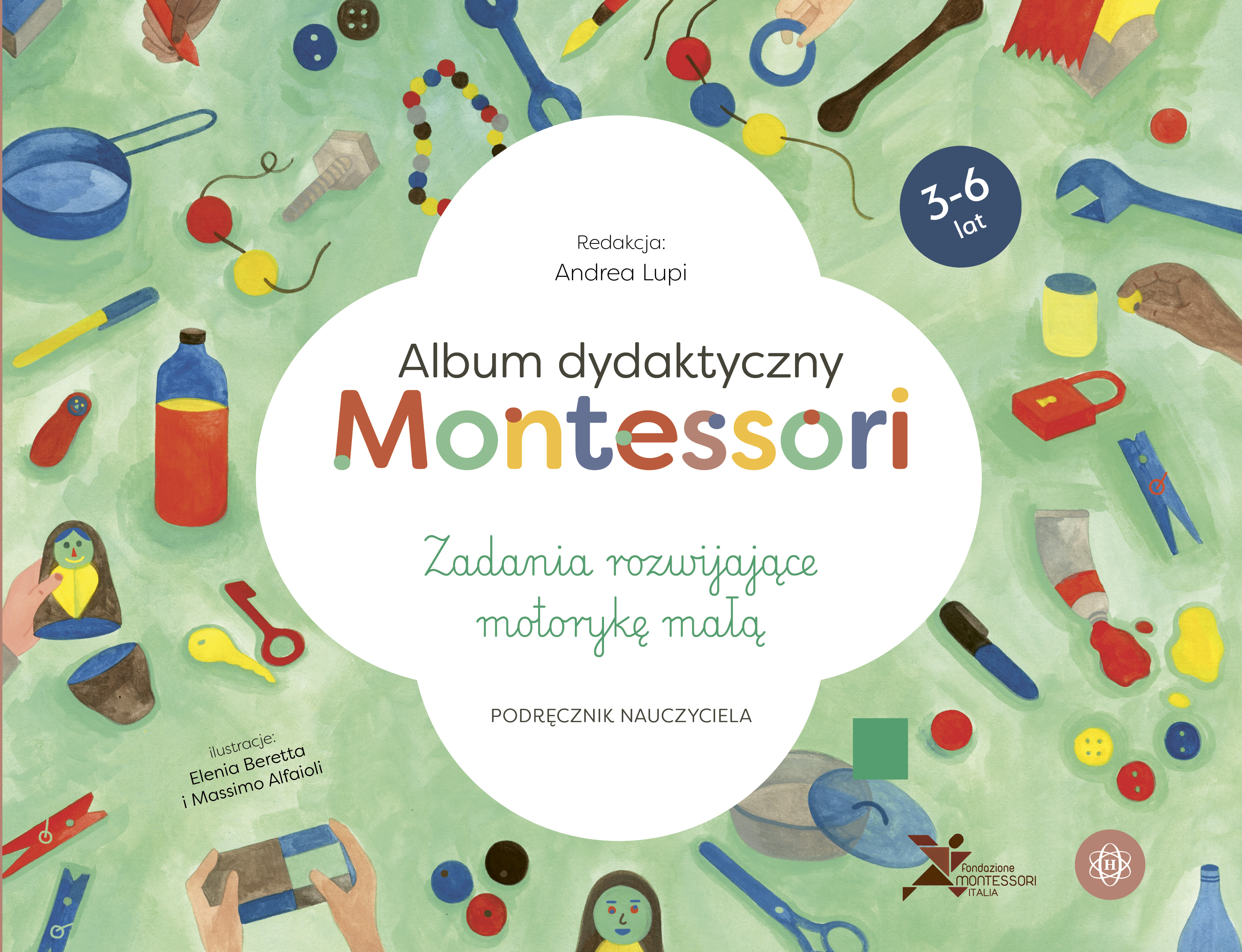Album dydaktyczny Montessori HARMONIA – podręcznik nauczyciela z zadaniami na motorykę małą