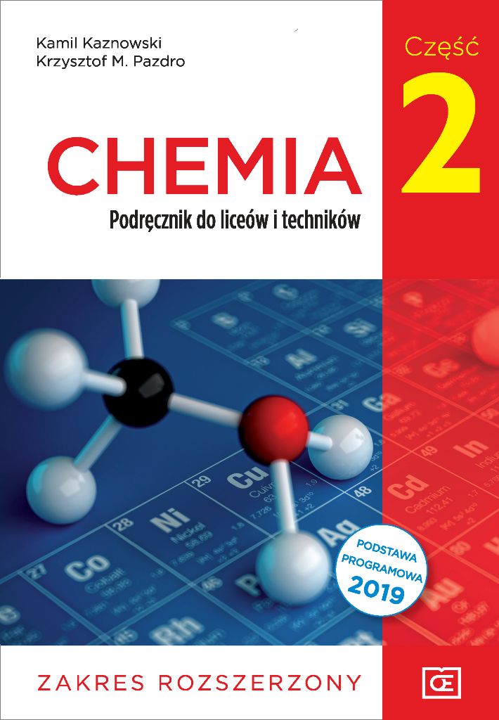 Podręcznik chemii dla klasy 2 liceów i techników rozszerzony Pazdro, format 235x165x3 mm