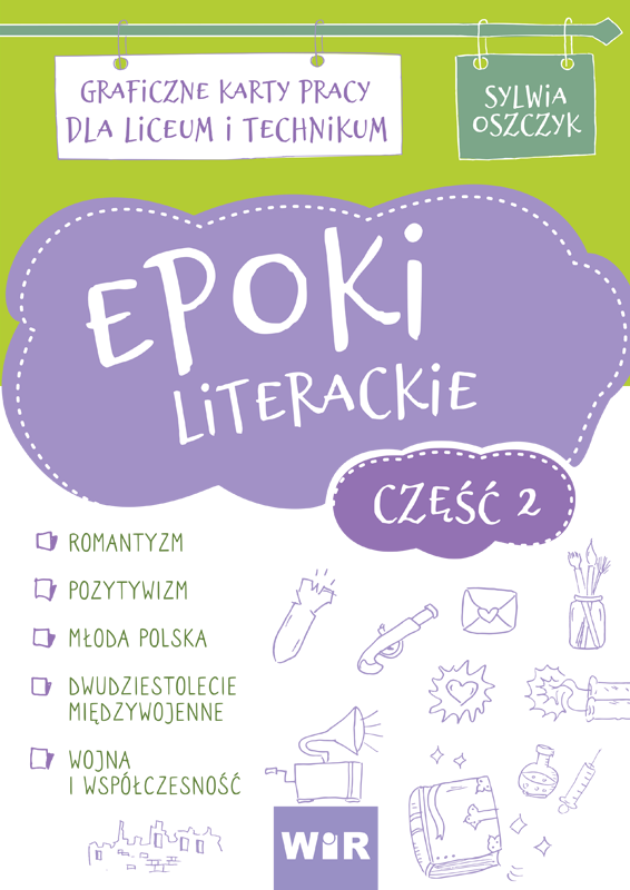 Graficzne karty pracy Epoki literackie Wir (T) – zestaw dla liceum i technikum