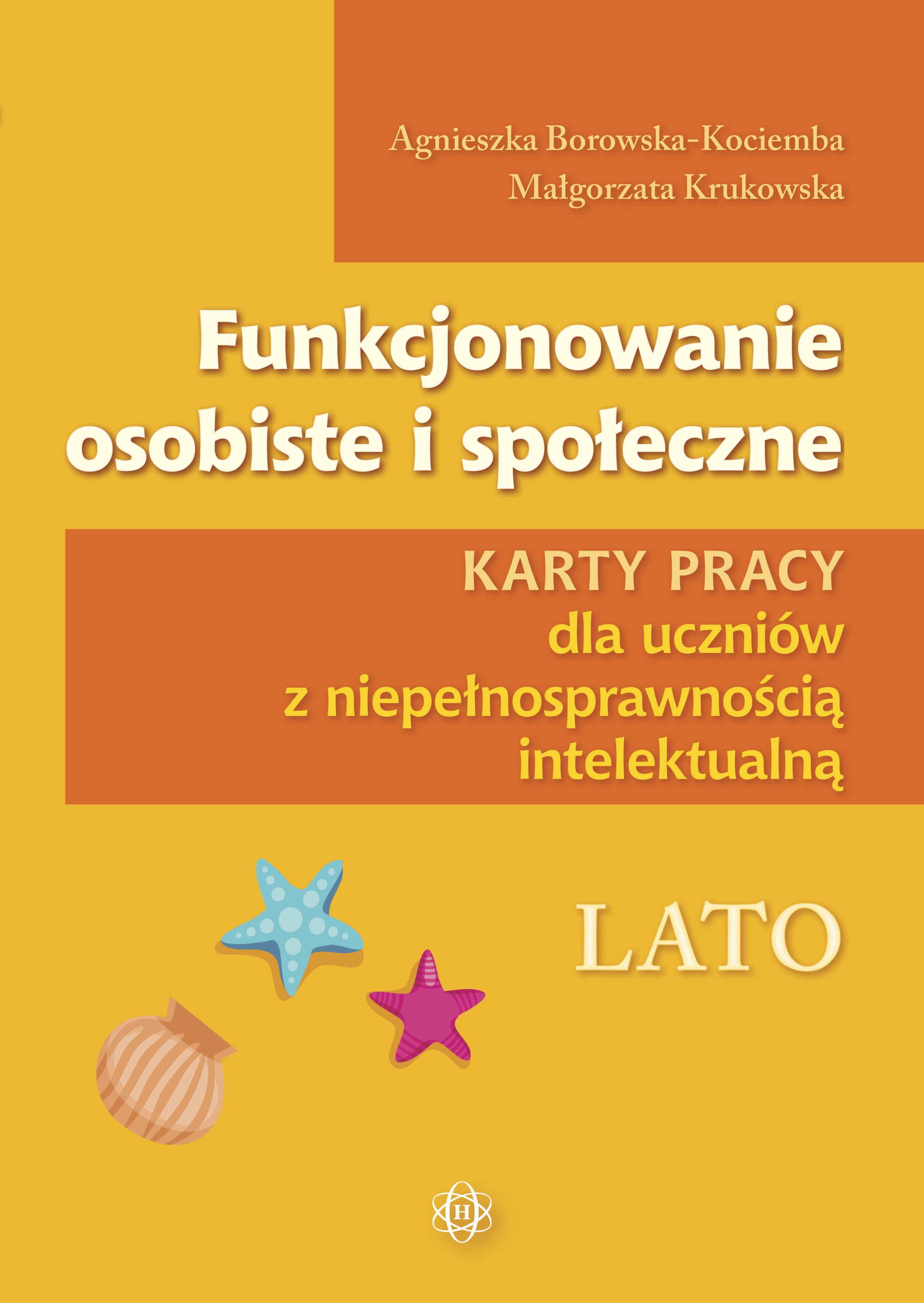 Karty pracy Funkcjonowanie osobiste i społeczne Lato Harmonia podręczniki okładka