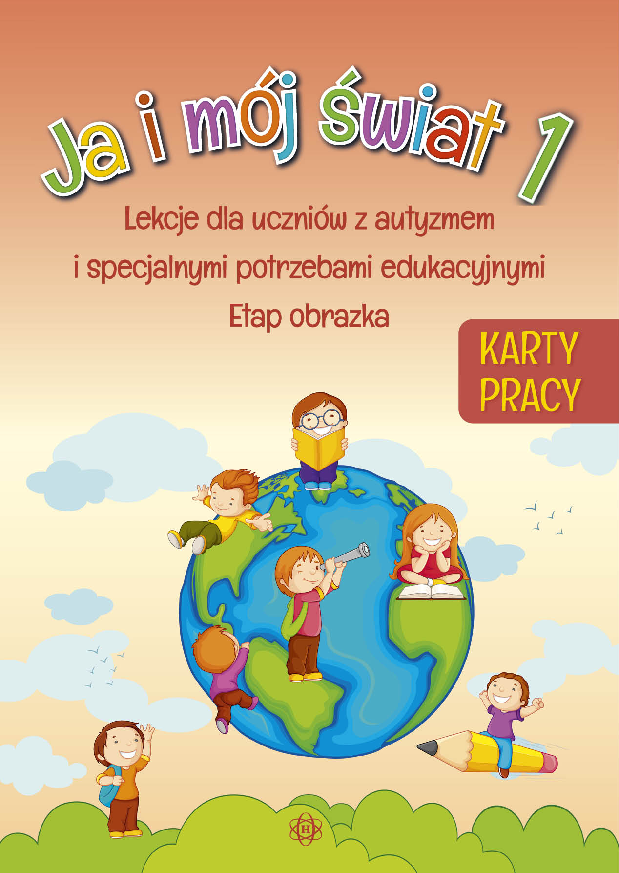 Karty pracy Ja i mój świat 1. Etap obrazka HARMONIA - okładka książki edukacyjnej dla uczniów z autyzmem