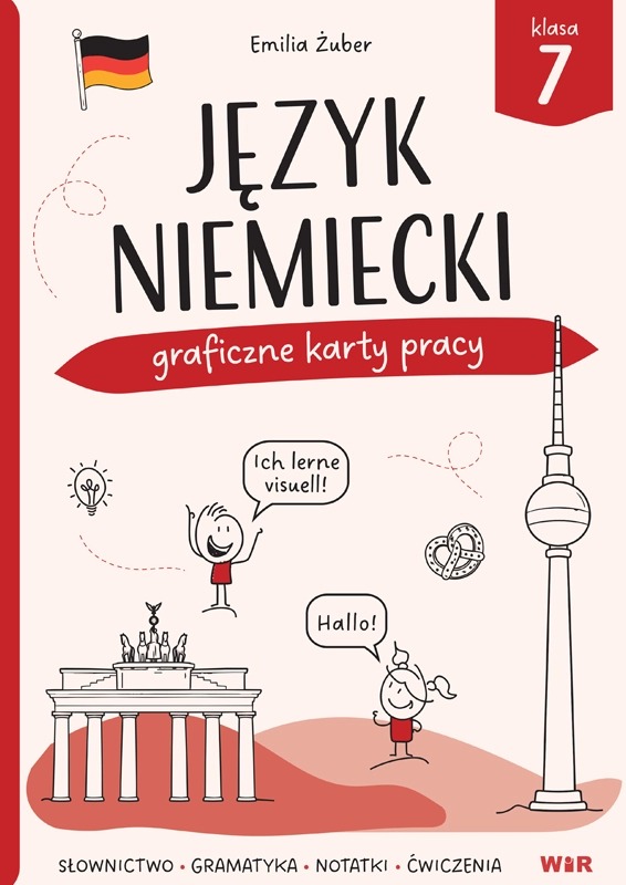 Graficzne karty pracy do języka niemieckiego dla klasy 7 Wir (T)