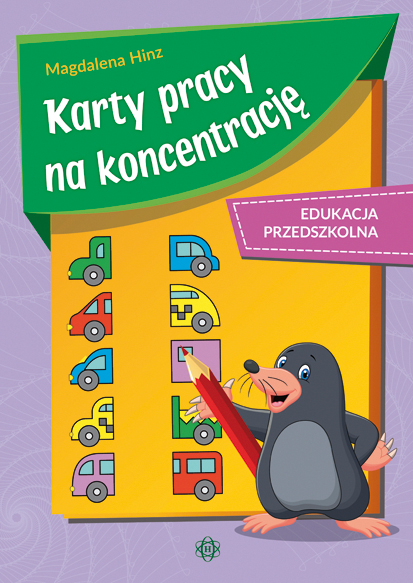 Karty pracy na koncentrację 100 ćwiczeń dla dzieci przedszkolnych Harmonia podręczniki