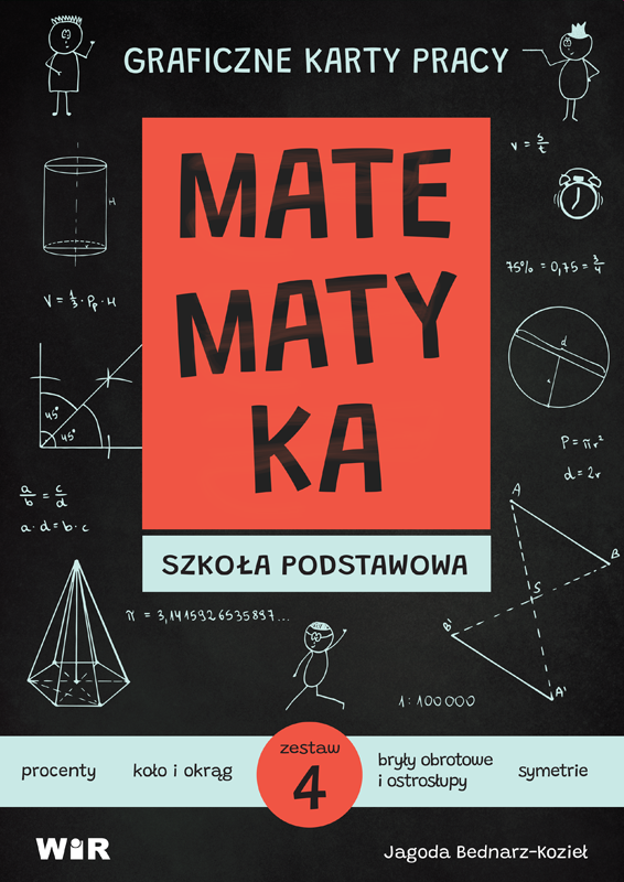 Matematyka Graficzne karty pracy zestaw 4 Wir - okładka publikacji A4