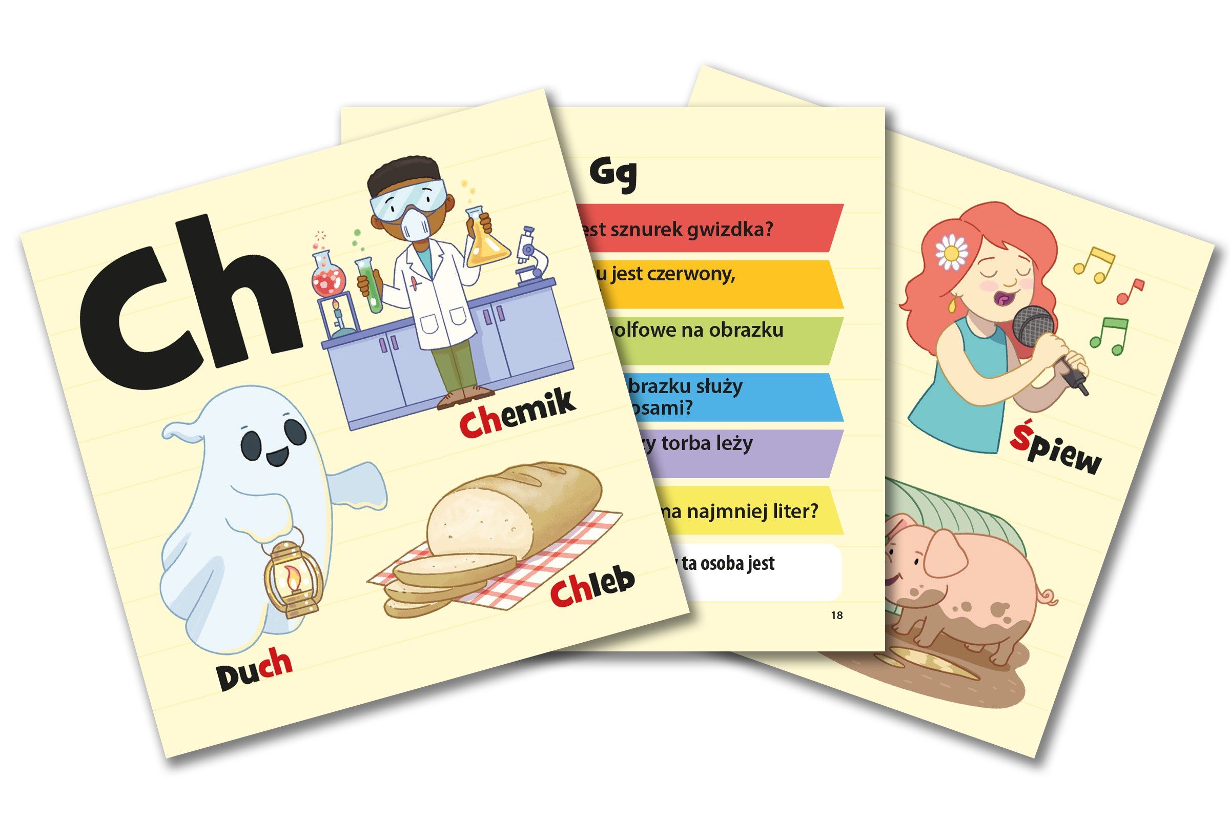 BrainBox ABC REBEL – zestaw 55 kart edukacyjnych do nauki alfabetu i pamięci