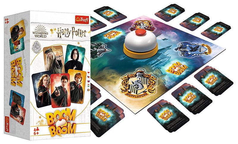 Boom Boom Harry Potter gra zręcznościowa Trefl PAP, plansza i dzwonek