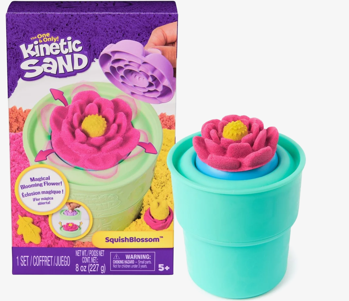 Zestaw SquishBlossom z piaskiem kinetycznym Spin Master 240 g