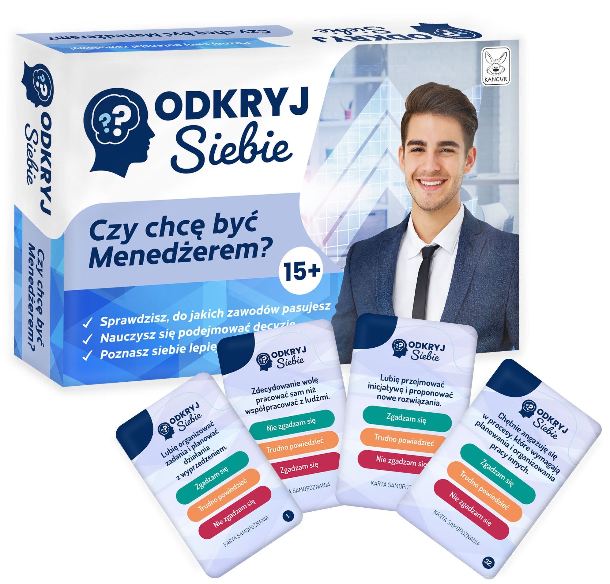Pomoc edukacyjna Odkryj siebie. Czy chcę być Menedżerem? KANGUR