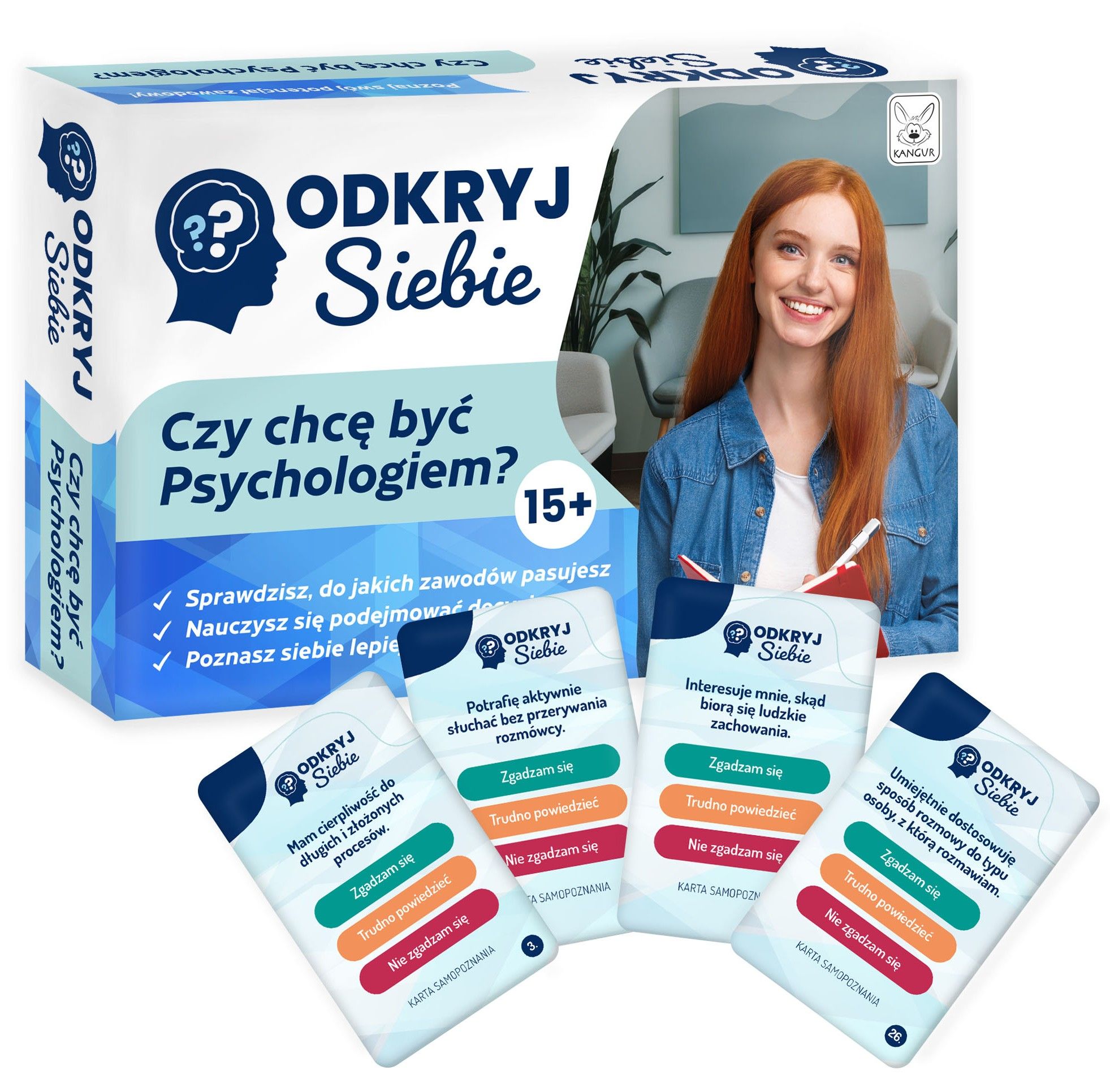 Pomoc edukacyjna Odkryj Siebie. Czy chcę być Psychologiem? KANGUR
