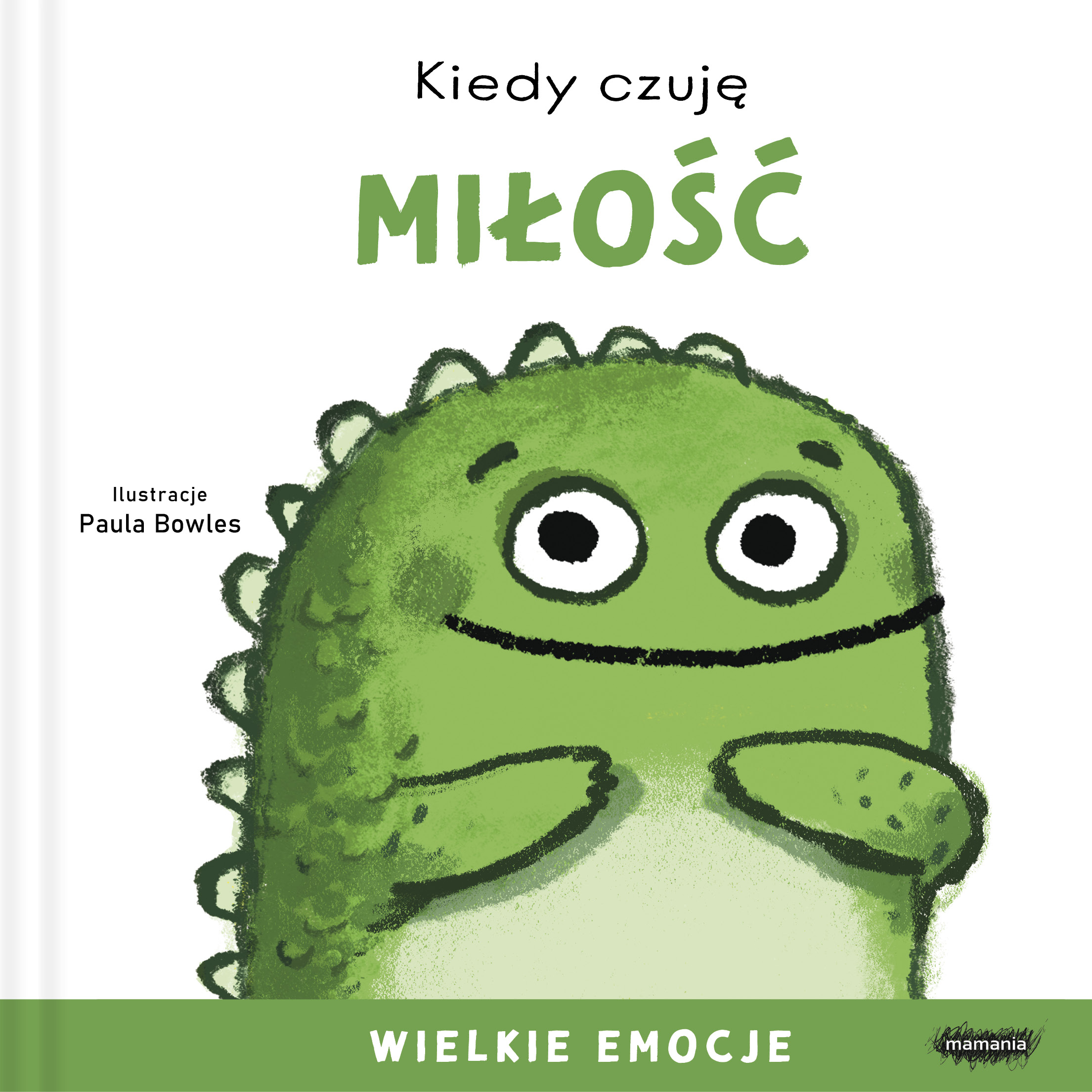 Kartonowa książka Kiedy Czuję Miłość MAMANIA - edukacja emocjonalna dla dzieci