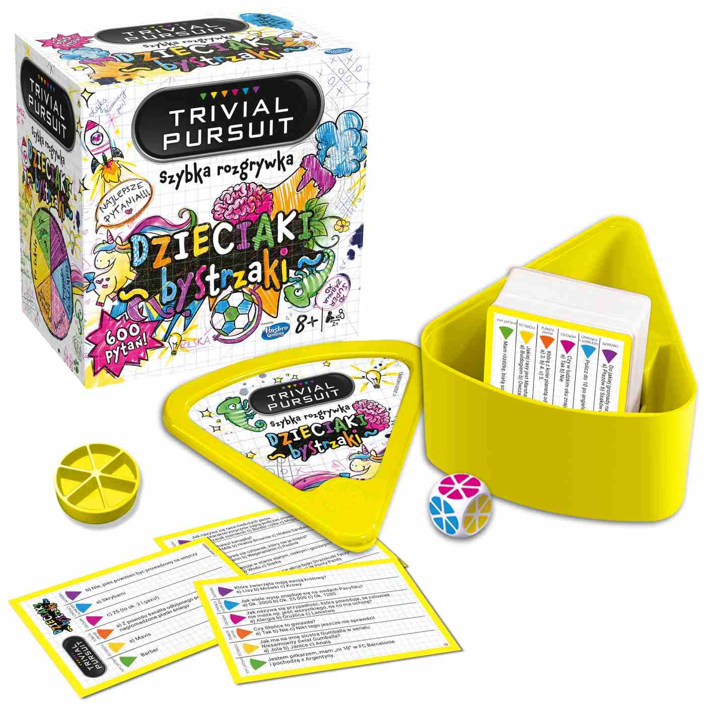 Trivial Pursuit Dzieciaki Bystrzaki - gra quizowa Winning Moves z pytaniami dla dzieci